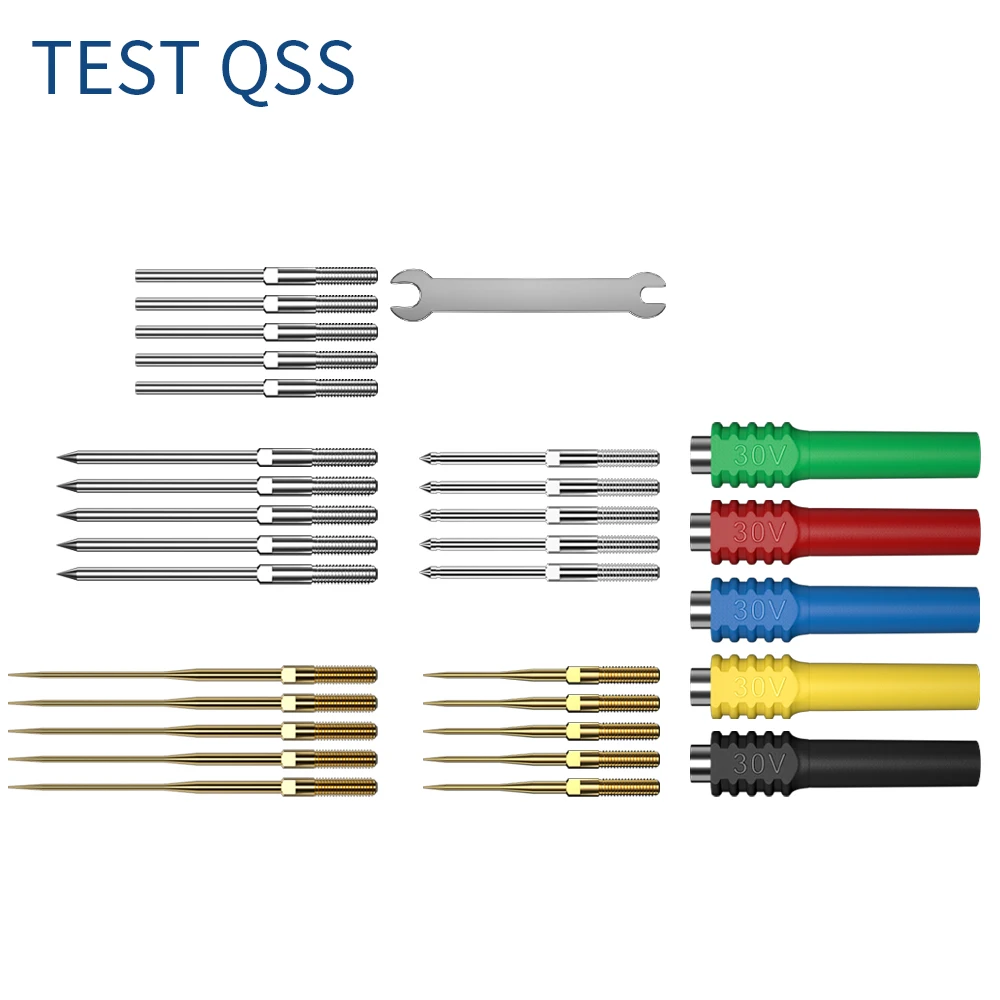 QSS Multimeter Multi-Function Test Probe Pin Kit for Automotive/Electric Applicance Diagnostic Repair Tools DIY Q.T8001-2
QSS Multimeter Multi-Function Test Probe Pin Kit for Automotive/Electric Applicance Diagnostic Repair Tools DIY Q.T8001-2