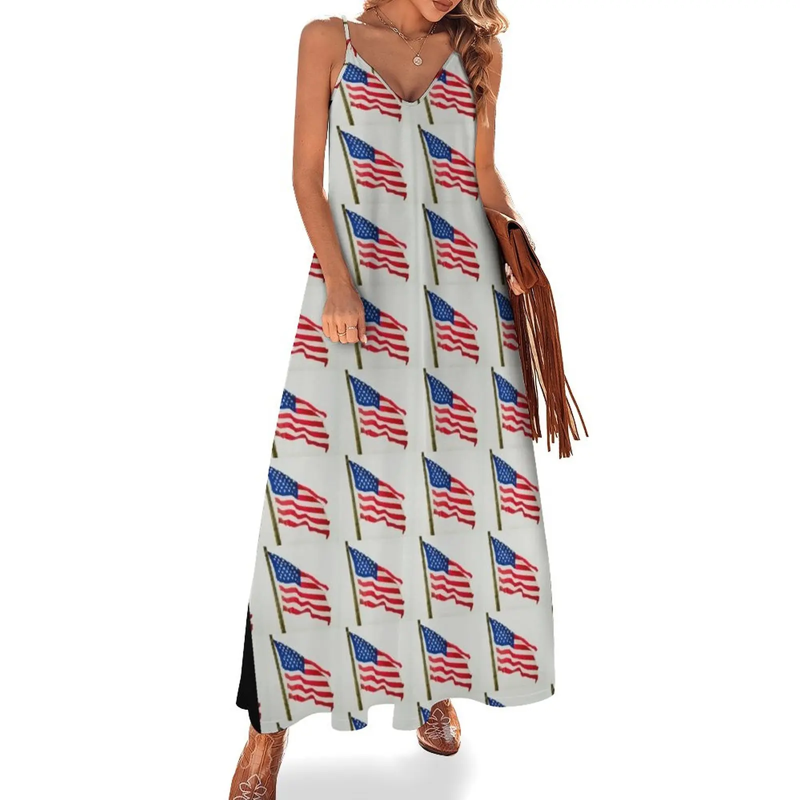 Red White & Blue American Flag Sleeveless Dress cocktail dresses dresses with long sleeves
Red White & Blue American Flag Sleeveless Dress cocktail dresses dresses with long sleeves