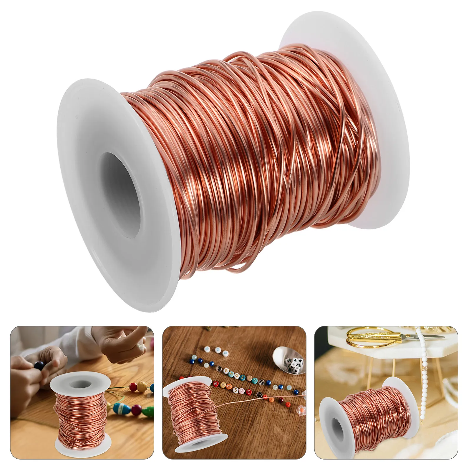 1 Roll 40 Gauge Pure Copper Wire Bendable Bare Soft for DIY Jewelry Making Beading Craft Art Wiring Electroculture Plant Growth
1 Roll 40 Gauge Pure Copper Wire Bendable Bare Soft for DIY Jewelry Making Beading Craft Art Wiring Electroculture Plant Growth