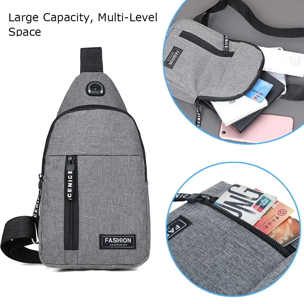 Small Sling Bag for Men Women One Strap Shoulder Crossbody Backpack with Headphone Hole for Hiking Cycling Travel
Small Sling Bag for Men Women One Strap Shoulder Crossbody Backpack with Headphone Hole for Hiking Cycling Travel