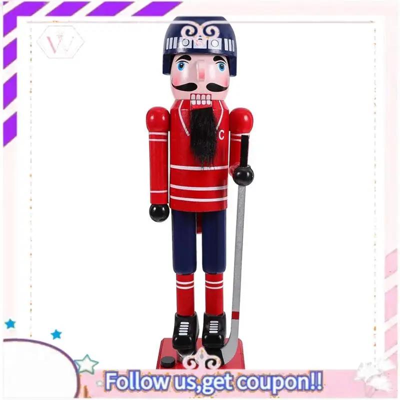 Y74A-Рождественский хоккейный игрок, праздничный деревянный Щелкунчик, кукольные спортивные украшения, центральная часть стола, подарок друзьям
Y74A-Рождественский хоккейный игрок, праздничный деревянный Щелкунчик, кукольные спортивные украшения, центральная часть стола, подарок друзьям