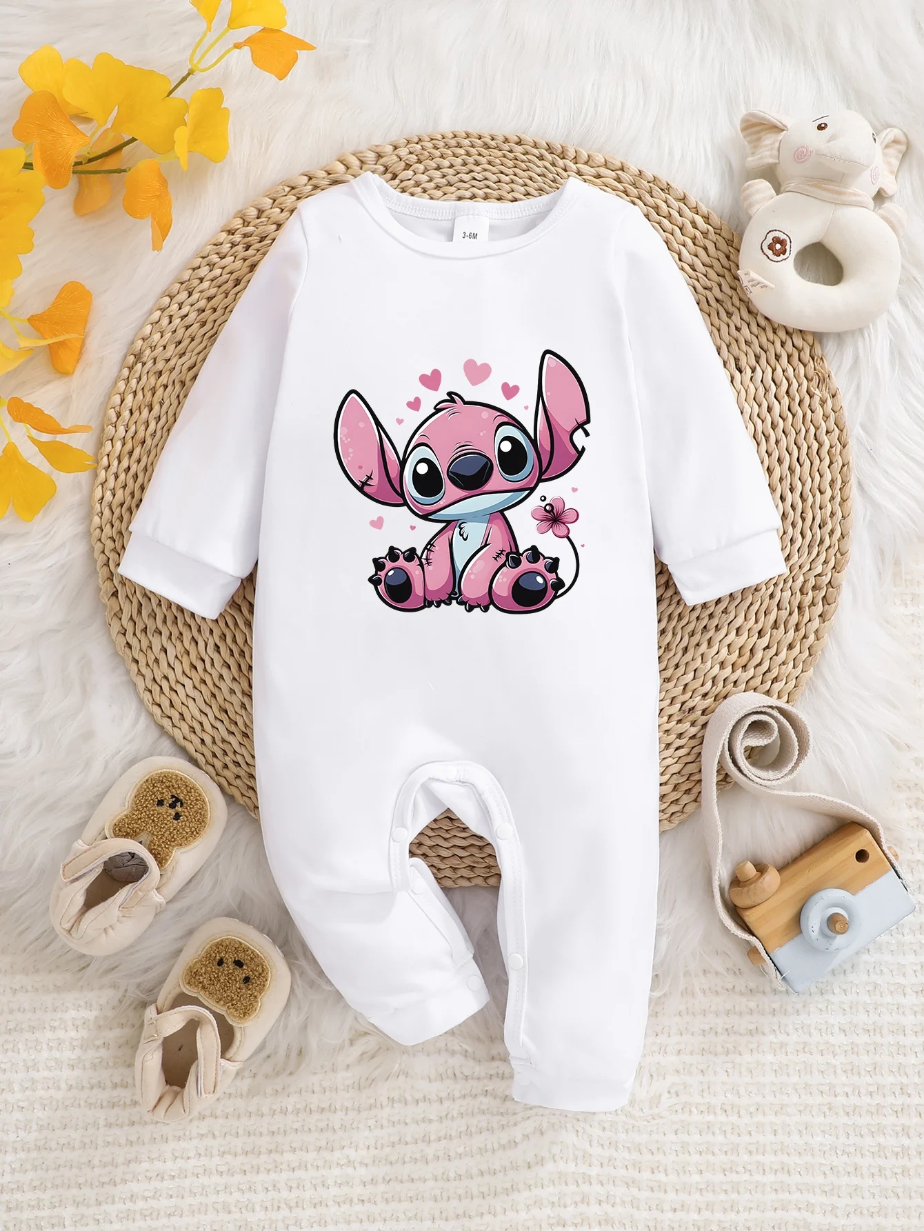 【Осанторизованный】Детский комбинезон унисекс с длинными рукавами унисекс, изготовленный из мягкой, приятной для кожи ткани с мультяшными узорами.
【Осанторизованный】Детский комбинезон унисекс с длинными рукавами унисекс, изготовленный из мягкой, приятной для кожи ткани с мультяшными узорами.