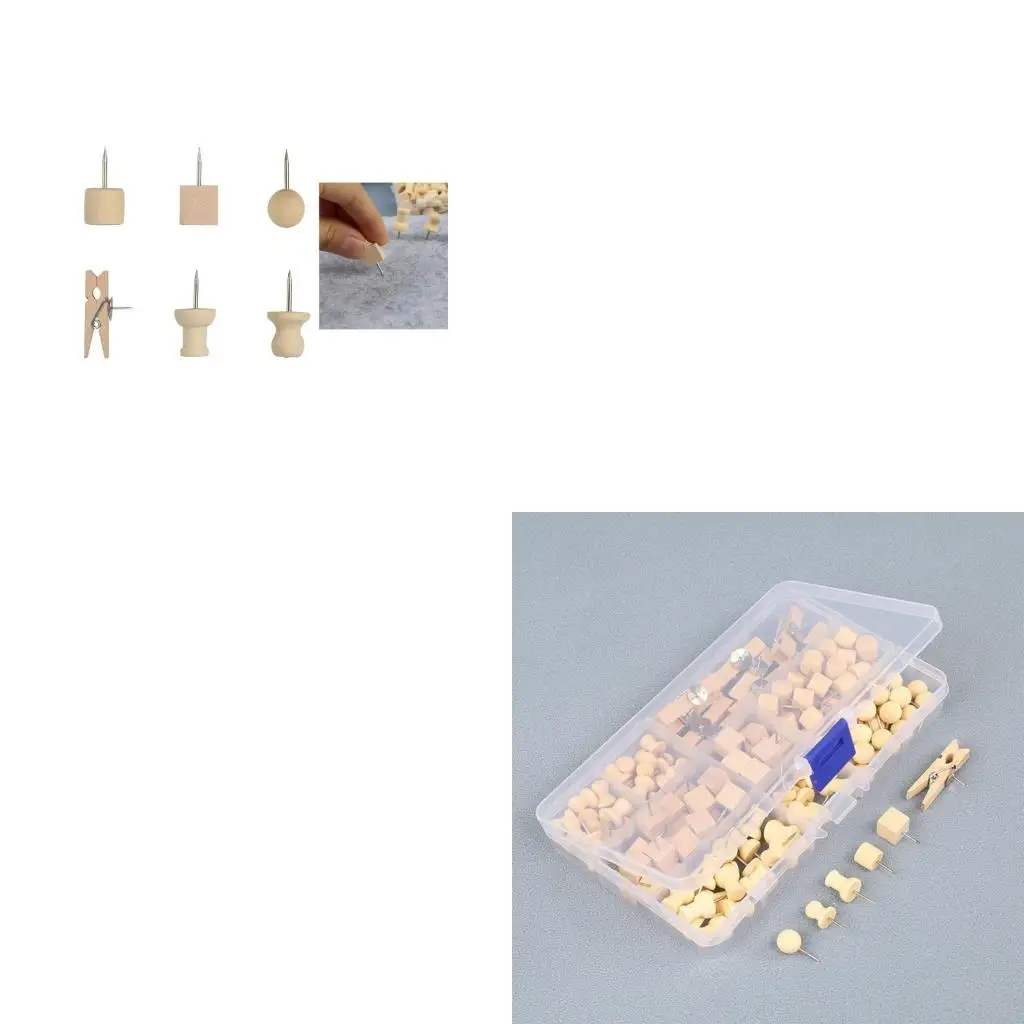 Pack of Push Pins Wooden Thumb Tacks Decorative Push Pins Set for Cork Board Pins Tacks Wall Tacks with Box for Map
Pack of Push Pins Wooden Thumb Tacks Decorative Push Pins Set for Cork Board Pins Tacks Wall Tacks with Box for Map