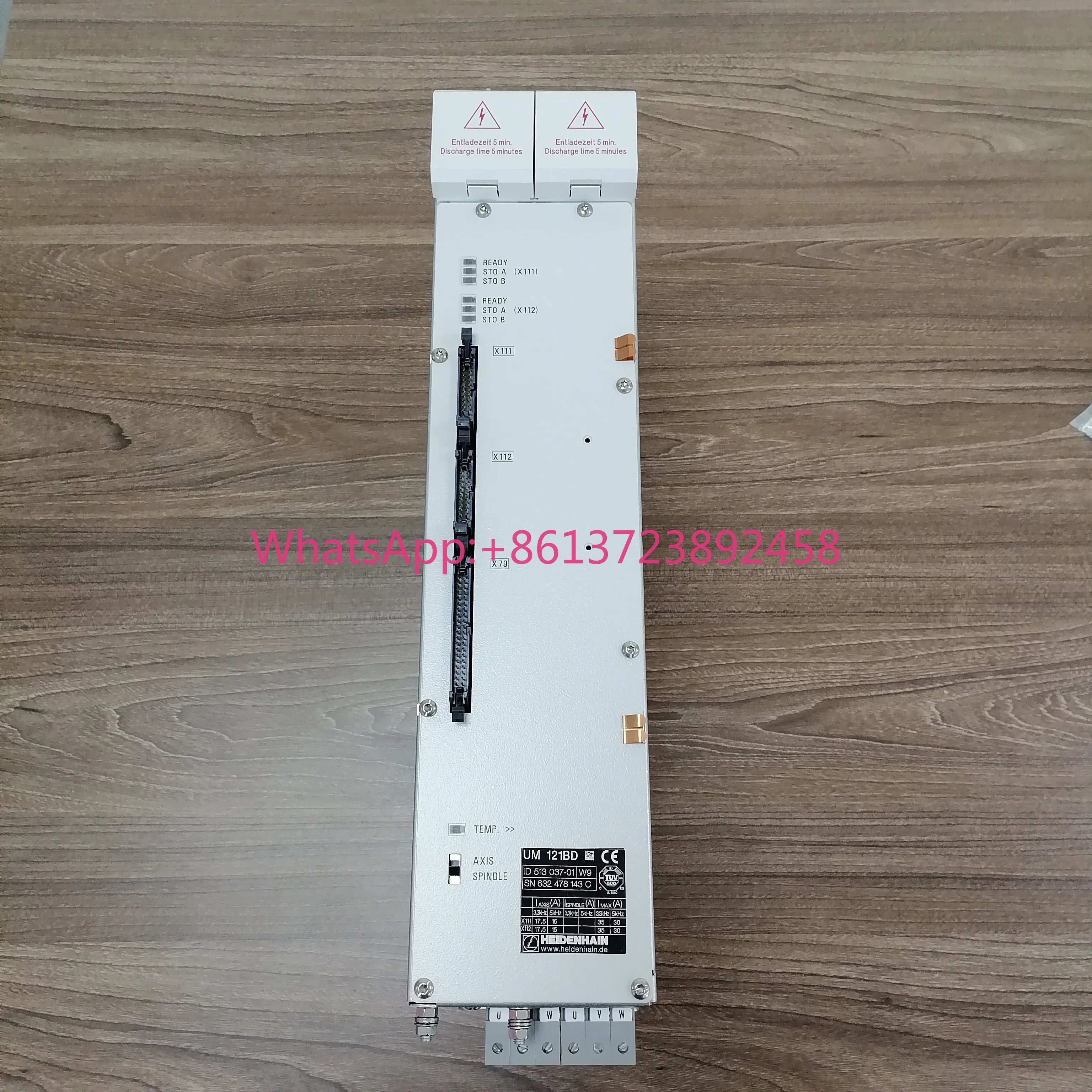 HEIDENHAIN PLC Original CNC Inverter Power Module UM 121BD ID 513037-01
HEIDENHAIN PLC Original CNC Inverter Power Module UM 121BD ID 513037-01