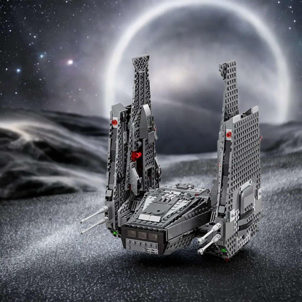 Star battle 1005PCS MOC Kylo Ren's Command Shuttle assembled spaceship model boys educational toys gift
Star battle 1005PCS MOC Kylo Ren's Command Shuttle assembled spaceship model boys educational toys gift