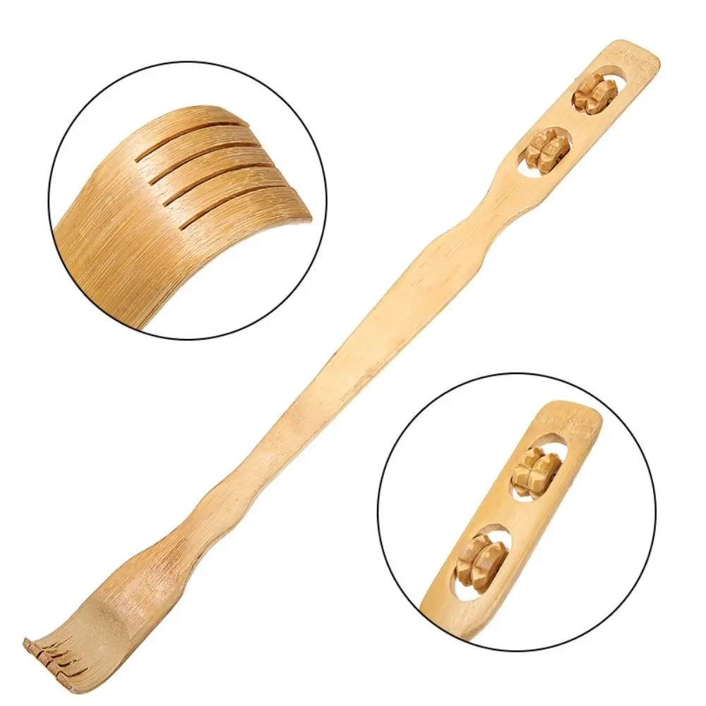 Relaxation Portable Massager Itch Bamboo Back Scratcher Massage Roller Massage Roll Aid Stick Anti-Itch Tool
Relaxation Portable Massager Itch Bamboo Back Scratcher Massage Roller Massage Roll Aid Stick Anti-Itch Tool