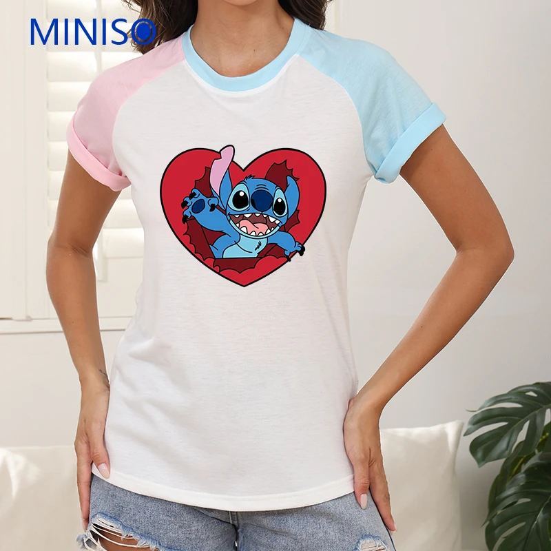 Disney Mickey Mouse Cartoon Print Women Short Sleeve T-Shirt Cute Casual And Comfortable Style In Summer Clothing
Disney Mickey Mouse Cartoon Print Women Short Sleeve T-Shirt Cute Casual And Comfortable Style In Summer Clothing
