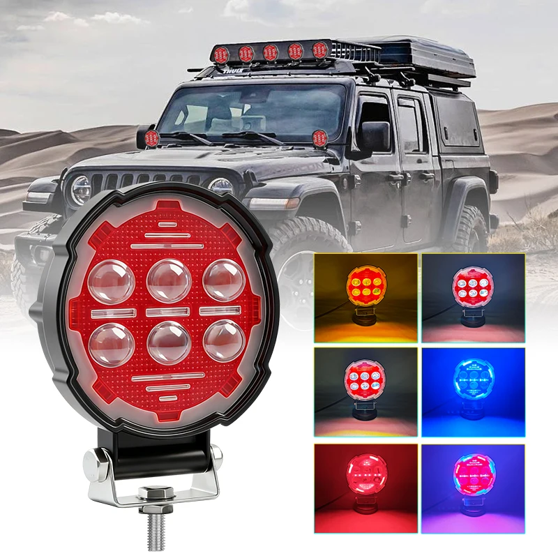 4 inch 80W Round LED Work Light Spotlights Driving Auxiliary lamp for Jeep Truck Tractor Offroad 4x4 ATV Boat Auto RGB Headlight
4 inch 80W Round LED Work Light Spotlights Driving Auxiliary lamp for Jeep Truck Tractor Offroad 4x4 ATV Boat Auto RGB Headlight