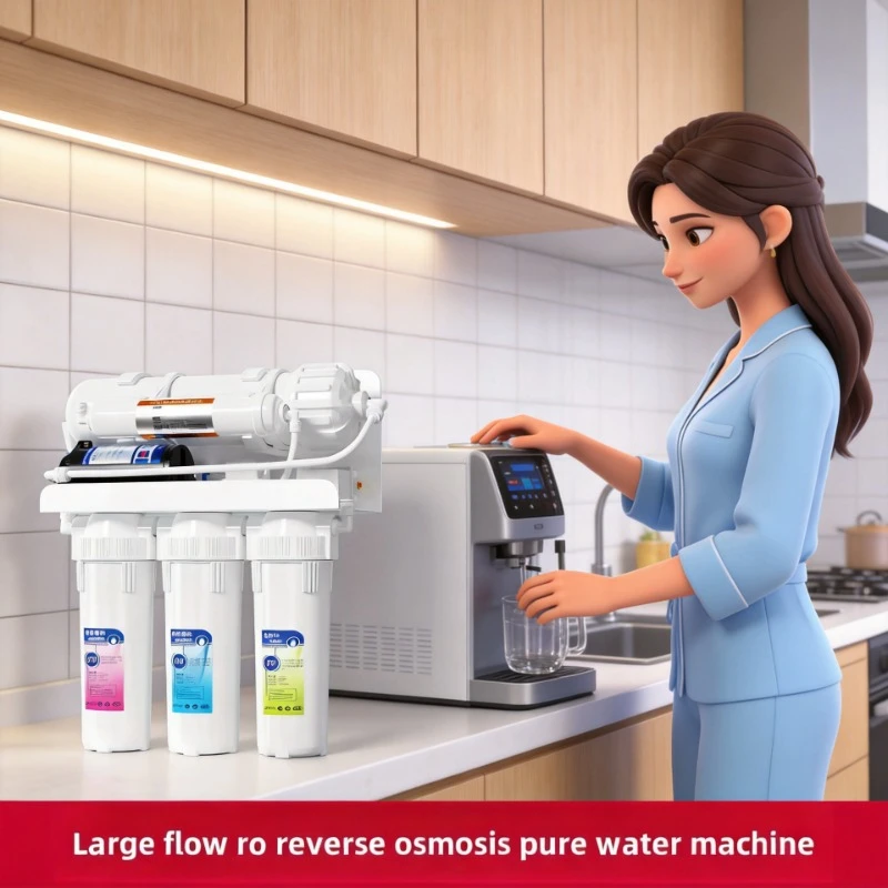 Bucketless RO Reverse Osmosis Water Purifier Intelligent Dual Outlet Large Flow for Household Use High Efficiency, Smart Control
Bucketless RO Reverse Osmosis Water Purifier Intelligent Dual Outlet Large Flow for Household Use High Efficiency, Smart Control