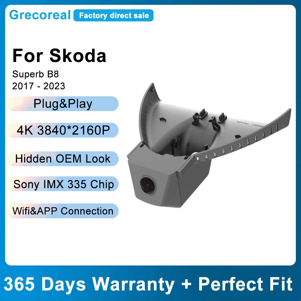 Grecoreal, передняя и задняя 2K 4K Wifi, видеорегистратор для Skoda Superb B8 2023 2022 2021 2020 2019 2018 OEM, двойная видеокамера, видеорегистратор
Grecoreal, передняя и задняя 2K 4K Wifi, видеорегистратор для Skoda Superb B8 2023 2022 2021 2020 2019 2018 OEM, двойная видеокамера, видеорегистратор