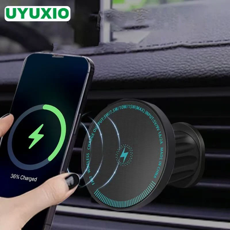 UYUXIO 15 Вт Магнит для быстрой зарядки Беспроводное автомобильное зарядное устройство Вентиляционное отверстие Магнитный автомобильный держатель для телефона для iPhone 16 Pro Max 15 12 14 13
UYUXIO 15 Вт Магнит для быстрой зарядки Беспроводное автомобильное зарядное устройство Вентиляционное отверстие Магнитный автомобильный держатель для телефона для iPhone 16 Pro Max 15 12 14 13