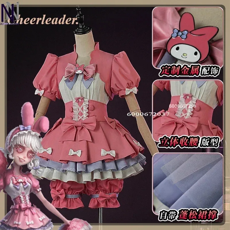 Identity V Game Cheerleader Lily Barrier Cosplay Costume Women Pink Dress Wig Anime Role Play Outfit Halloween Party Clothing
Identity V Game Cheerleader Lily Barrier Cosplay Costume Women Pink Dress Wig Anime Role Play Outfit Halloween Party Clothing
