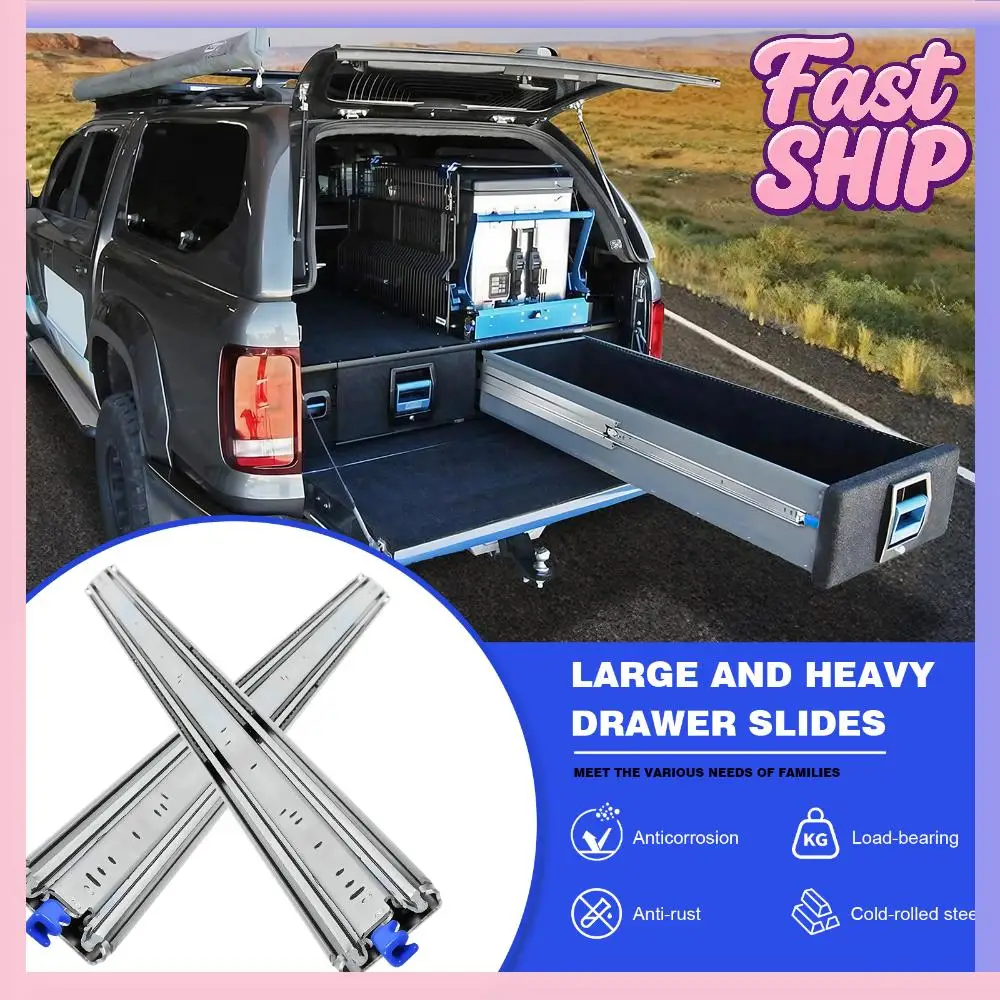 Heavy Duty Drawer Slides with Lock Side Mount Industrial Slides Rust Proof Professional Drawer Runners for Furniture Hardware
Heavy Duty Drawer Slides with Lock Side Mount Industrial Slides Rust Proof Professional Drawer Runners for Furniture Hardware