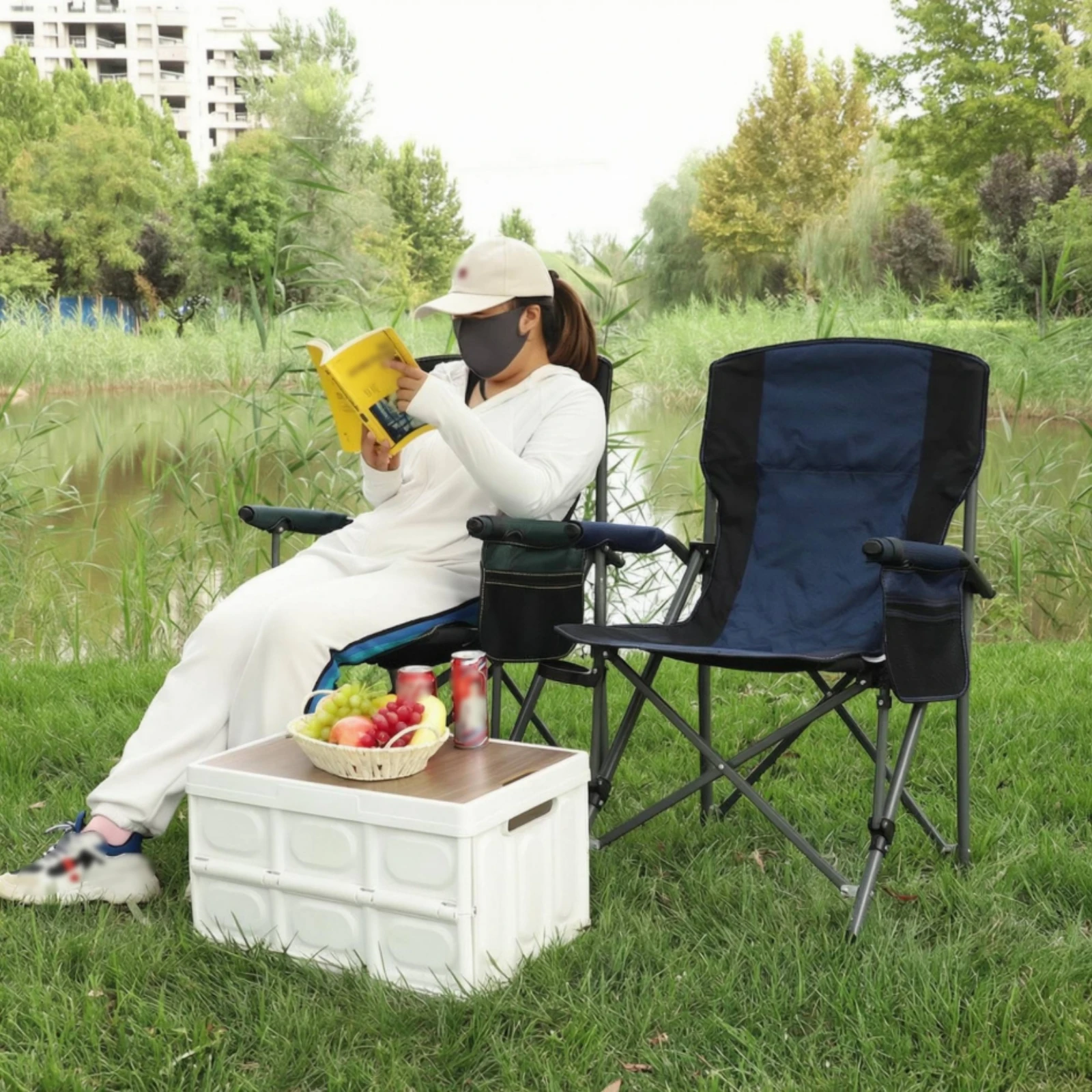 High Back Camping Chair Foldable Portable Folding Chair Camp Seat Storage Bag Heavy-Duty
High Back Camping Chair Foldable Portable Folding Chair Camp Seat Storage Bag Heavy-Duty