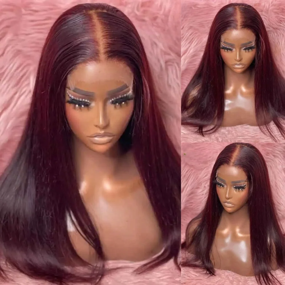 26-30 дюймовые прямые парики бордового цвета, парик с прозрачной HD-сеткой 13x4, безклеевые парики для женщин, цветные парики 99J, плотность 200%
26-30 дюймовые прямые парики бордового цвета, парик с прозрачной HD-сеткой 13x4, безклеевые парики для женщин, цветные парики 99J, плотность 200%