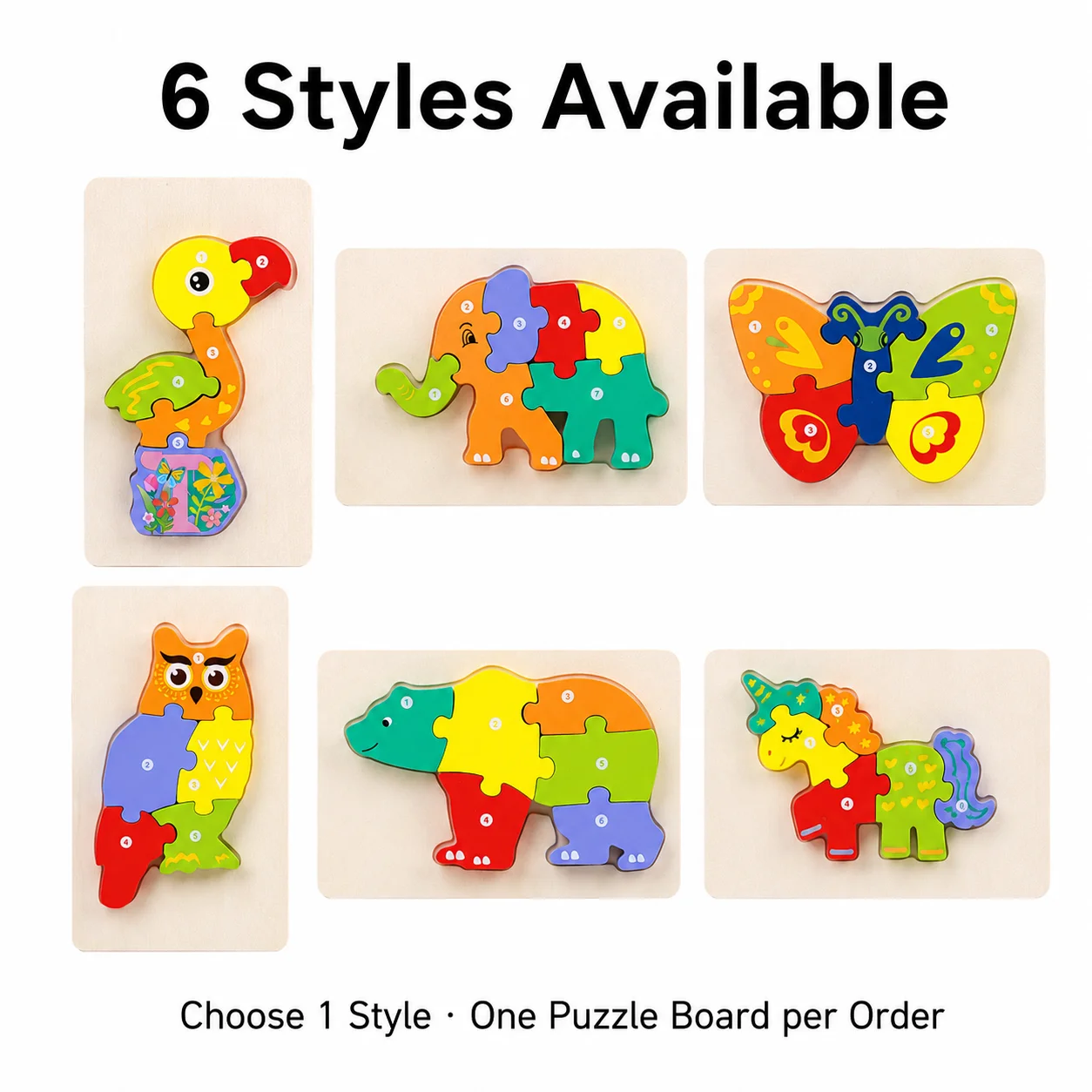 Montessori Wooden Animal Puzzle Toy, Multiple Animal Styles Available, Toddler Shape Matching Educational Board Gift
Montessori Wooden Animal Puzzle Toy, Multiple Animal Styles Available, Toddler Shape Matching Educational Board Gift