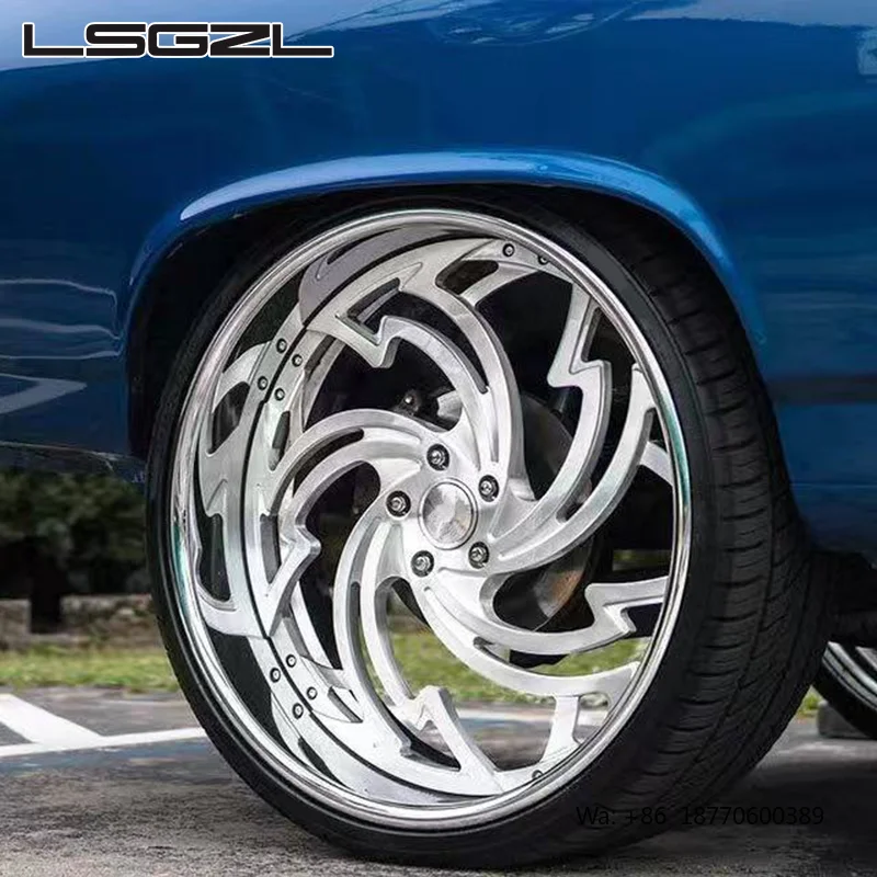 2-piece 3-piece LSGZL Custom 18 19 20 21 22 Inch Forged Passenger Car Wheels 5x112 5x114.3 5x120.65 5x127 5X130 6x139.7
2-piece 3-piece LSGZL Custom 18 19 20 21 22 Inch Forged Passenger Car Wheels 5x112 5x114.3 5x120.65 5x127 5X130 6x139.7