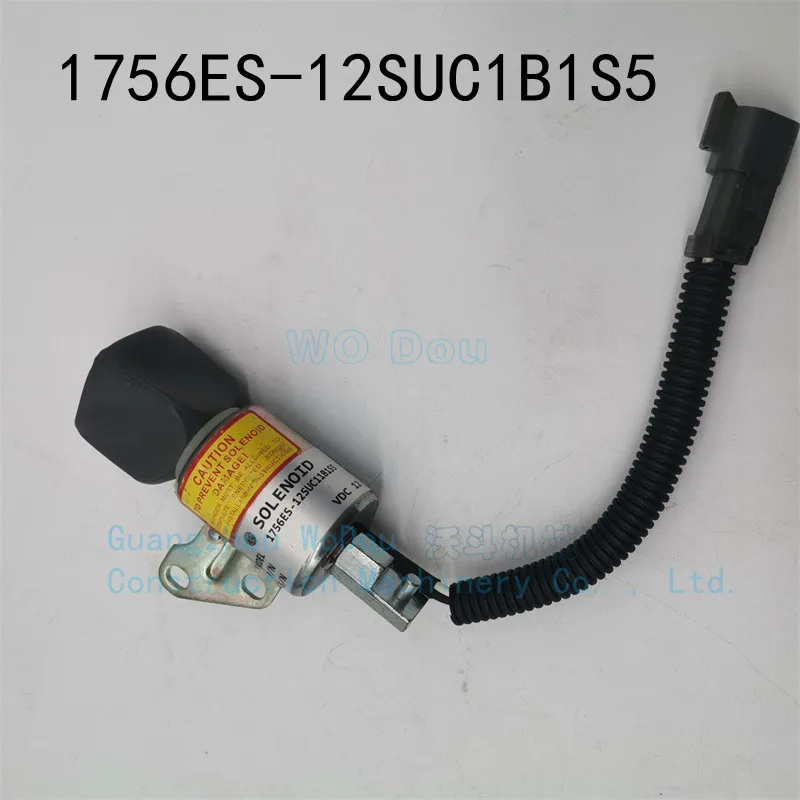 Suitable for Komatsu PC18 excavator 1756ES-12SUC1B1S5 oil shut-off valve switch 1G386-60013 shut-off solenoid valve 12V
Suitable for Komatsu PC18 excavator 1756ES-12SUC1B1S5 oil shut-off valve switch 1G386-60013 shut-off solenoid valve 12V