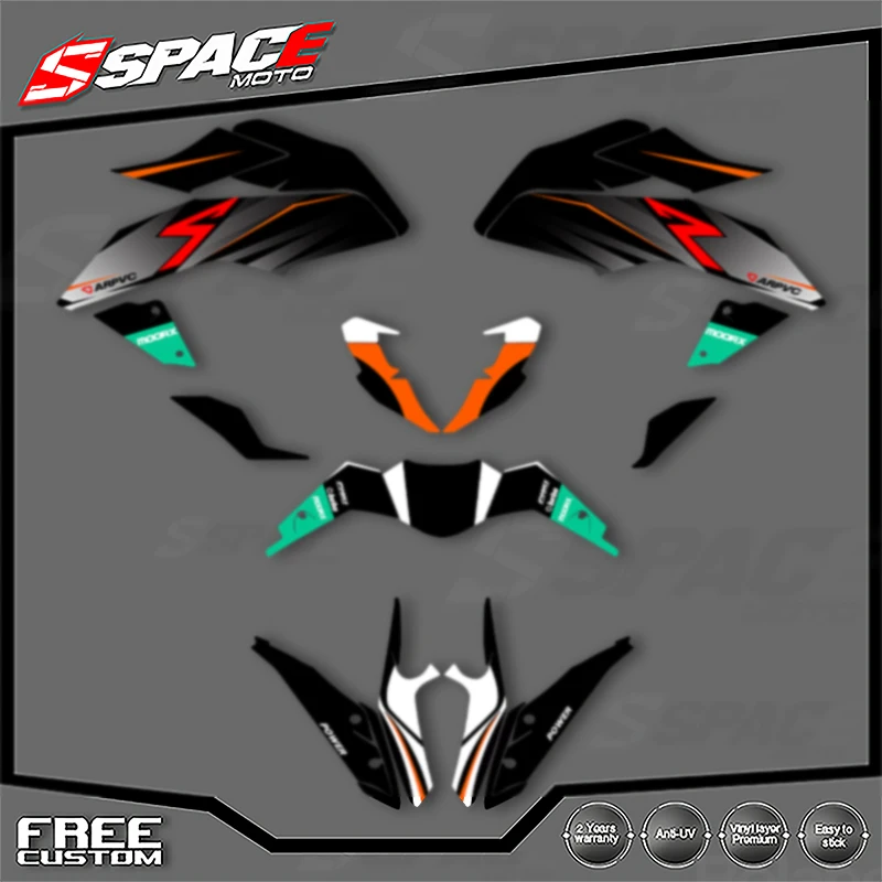 SPACE Custom Motorcycle Graphics For KTM 2017 2018 2019 2020 DUKE 125 17-20 DUKE125 390 Decal Stickers Kits 003
SPACE Custom Motorcycle Graphics For KTM 2017 2018 2019 2020 DUKE 125 17-20 DUKE125 390 Decal Stickers Kits 003