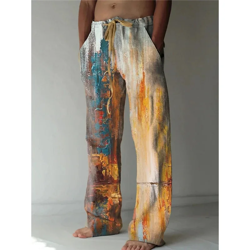 Men's Trousers Summer Pants Beach Pants Drawstring Elastic Waist 3D Print Print Graffiti Comfort Casual Daily Holiday Streetwear
Men's Trousers Summer Pants Beach Pants Drawstring Elastic Waist 3D Print Print Graffiti Comfort Casual Daily Holiday Streetwear
