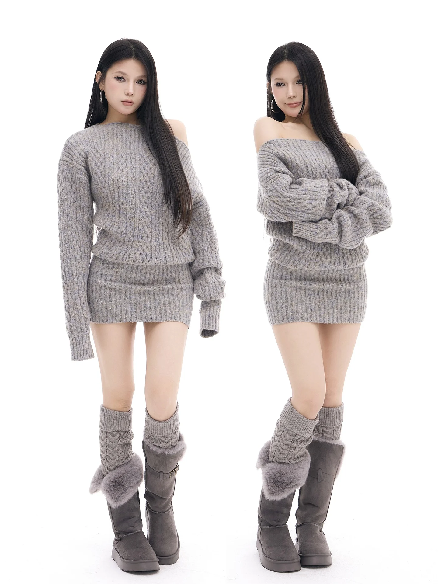 ay Lazy Loose Knitted Dr oulder Bared Thiened Soft Acrylic Wool Blend Long Sve Casual Faion Dr
ay Lazy Loose Knitted Dr oulder Bared Thiened Soft Acrylic Wool Blend Long Sve Casual Faion Dr