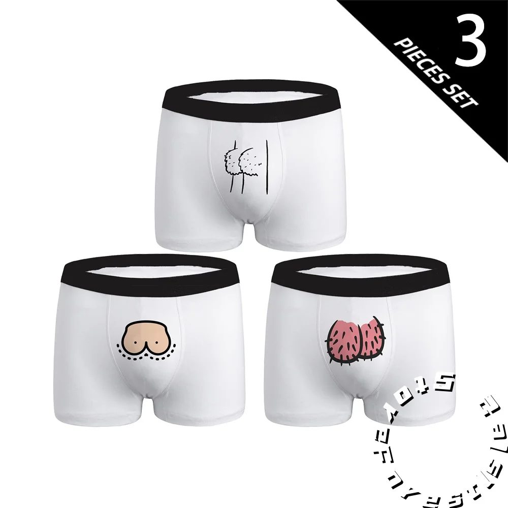 3-Piece Funny Organ Print Men's Women's Underwear Boxers Comfortable And Breathable Soft Casual Men's Women's Underwear
3-Piece Funny Organ Print Men's Women's Underwear Boxers Comfortable And Breathable Soft Casual Men's Women's Underwear