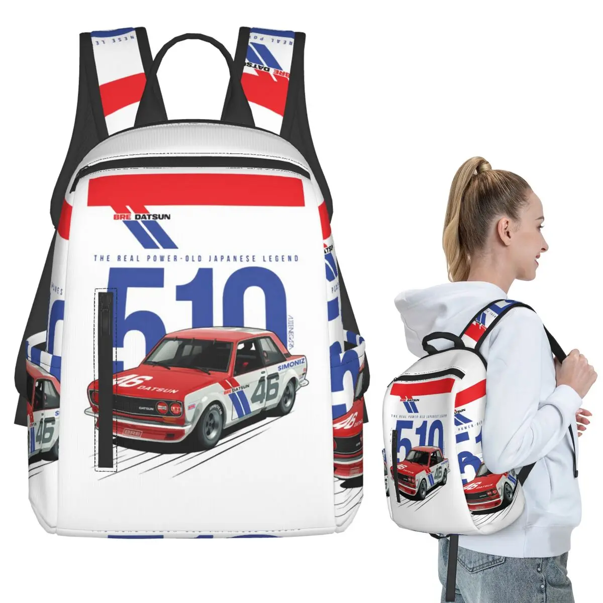 Bre Datsun 510 - Old Japanese Legend Car Backpack Student BookBag Children School Bag Laptop Shoulder Bags Boys Girls
Bre Datsun 510 - Old Japanese Legend Car Backpack Student BookBag Children School Bag Laptop Shoulder Bags Boys Girls