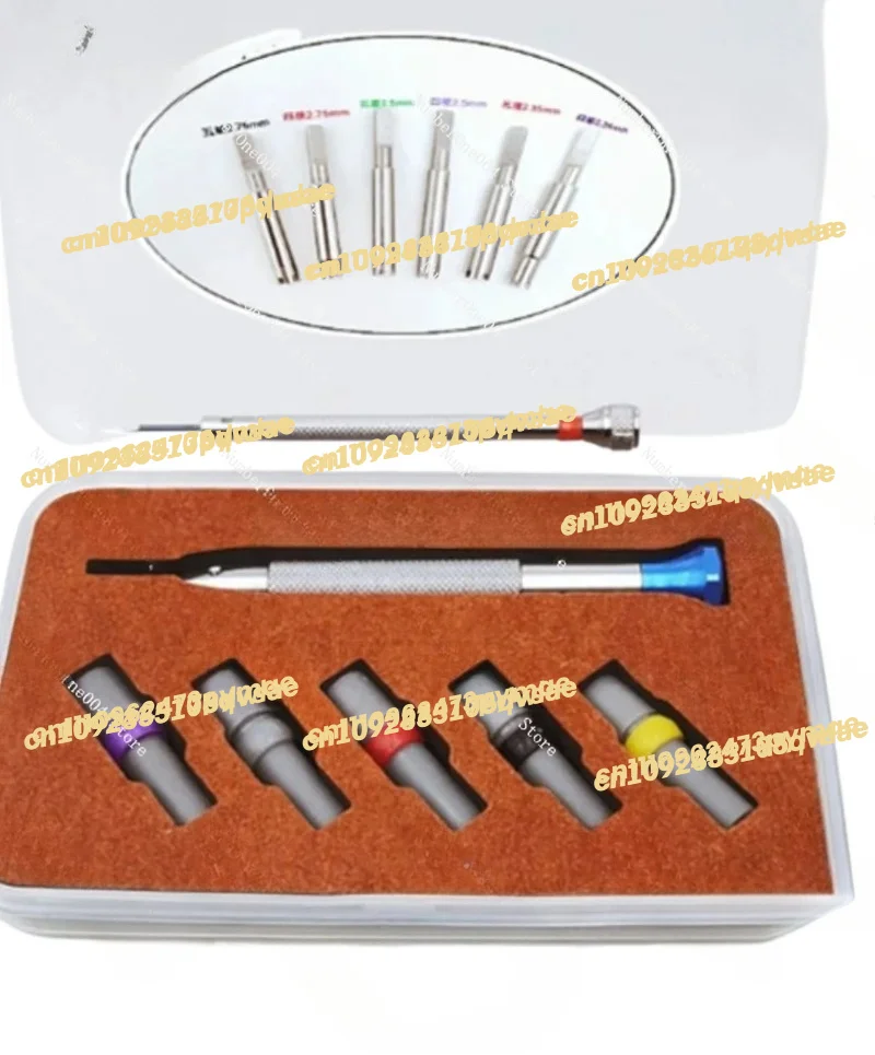 Watch repair tool, Richard Miller watch screwdriver, remove strap dial driver, repair five-star four-claw set
Watch repair tool, Richard Miller watch screwdriver, remove strap dial driver, repair five-star four-claw set