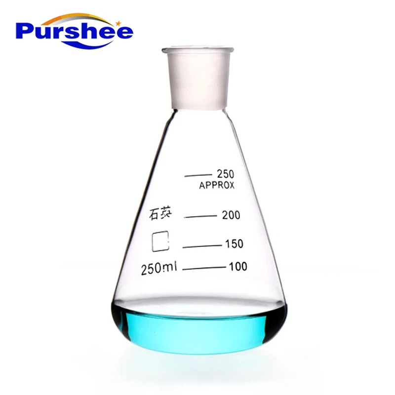 Quartz glass conical flask(250ml)
Quartz glass conical flask(250ml)