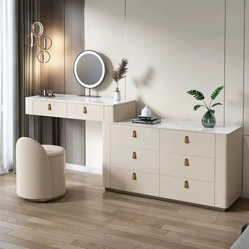 Aesthetic Minimalist Vanity Table Storage Large Organizer Drawers Dresser Salon Luxury Europa Tocador Mueble Bedroom Furniture
Aesthetic Minimalist Vanity Table Storage Large Organizer Drawers Dresser Salon Luxury Europa Tocador Mueble Bedroom Furniture