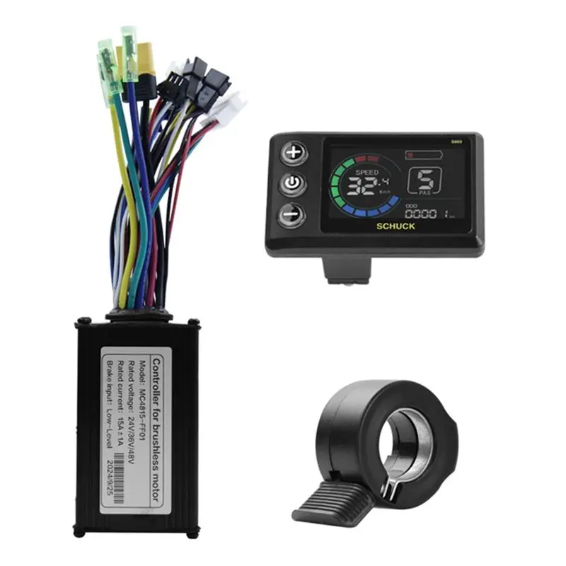NEW HOT In Stock-36V 48V 15A Brushless Controller Motor S869 Meter LCD Display 24V-72V+Throttle Kit Forelectric Scooter E-Bike R
NEW HOT In Stock-36V 48V 15A Brushless Controller Motor S869 Meter LCD Display 24V-72V+Throttle Kit Forelectric Scooter E-Bike R
