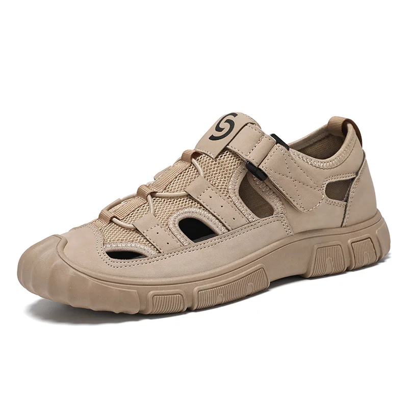 Men's Summer Sandals Non-slip Wear-resistant Casual Shoes Mesh Hollow Outdoor Breathable and Comfortable Soft-soled Beach Shoes
Men's Summer Sandals Non-slip Wear-resistant Casual Shoes Mesh Hollow Outdoor Breathable and Comfortable Soft-soled Beach Shoes