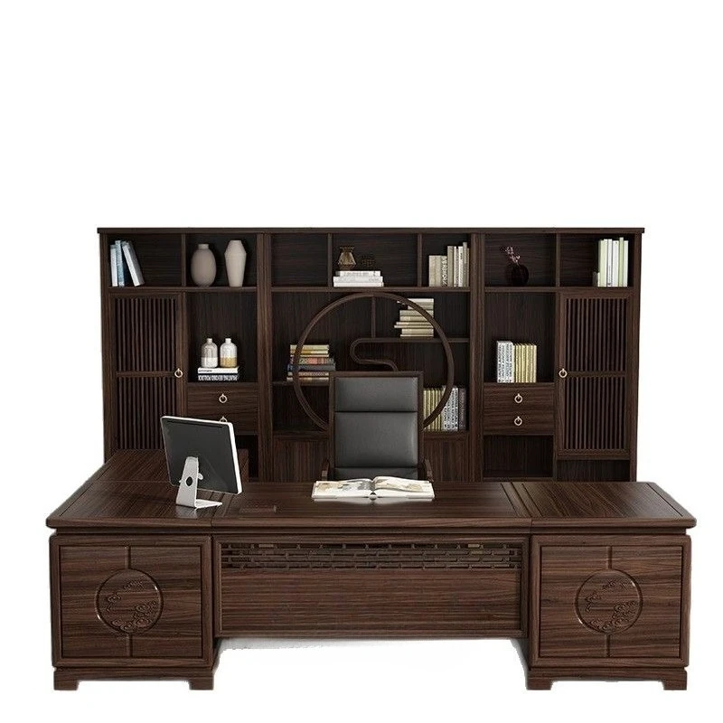 New Chinese style, solid wood, desk, modern, simple, furniture, atmosphere, president, large class desk
New Chinese style, solid wood, desk, modern, simple, furniture, atmosphere, president, large class desk