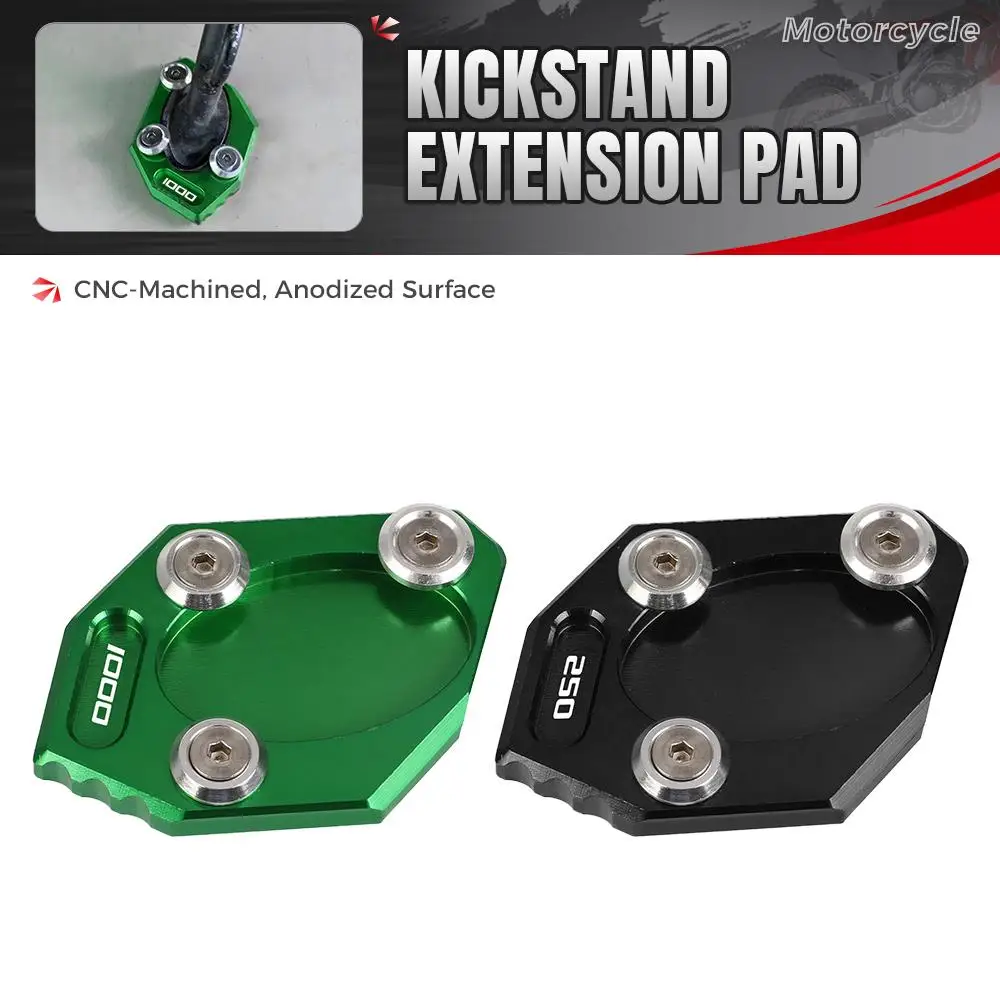 For Kawasaki NINJA 300 250 1000 ZX10R ZX300R ZX250R NINJA 400R ER-4F Kickstand Foot Side Stand Extension Pad Support Plate Stand
For Kawasaki NINJA 300 250 1000 ZX10R ZX300R ZX250R NINJA 400R ER-4F Kickstand Foot Side Stand Extension Pad Support Plate Stand