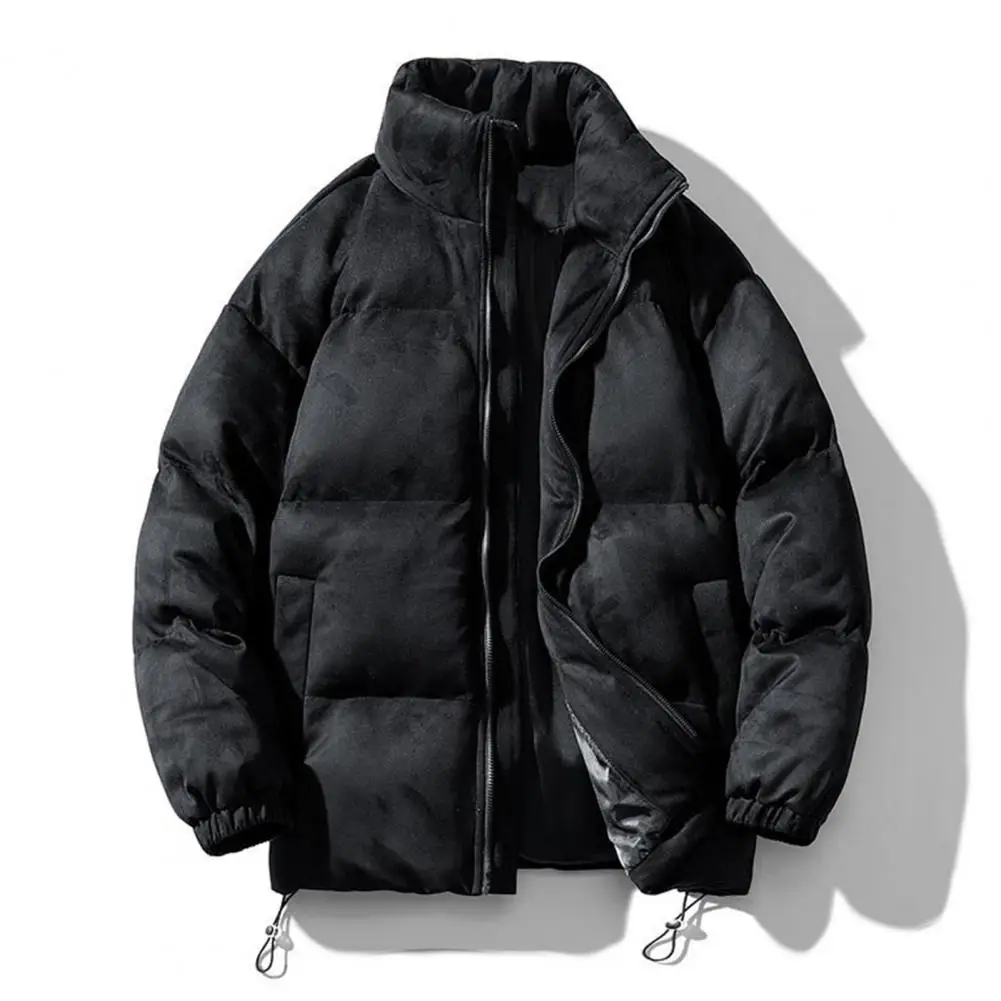Cotton Outerwear Cotton Coat with Zipper Placket Windproof Thermal Insulation Cotton Coat with Stand-up Collar for Men
Cotton Outerwear Cotton Coat with Zipper Placket Windproof Thermal Insulation Cotton Coat with Stand-up Collar for Men