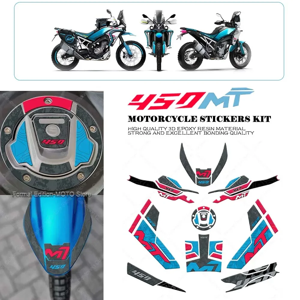 Motorcycle Accessories Waterproof Protective Fuel Tank Pad Stickers Kit 3D Epoxy Resin Protective Sticker for CFMOTO 450MT 450mt
Motorcycle Accessories Waterproof Protective Fuel Tank Pad Stickers Kit 3D Epoxy Resin Protective Sticker for CFMOTO 450MT 450mt