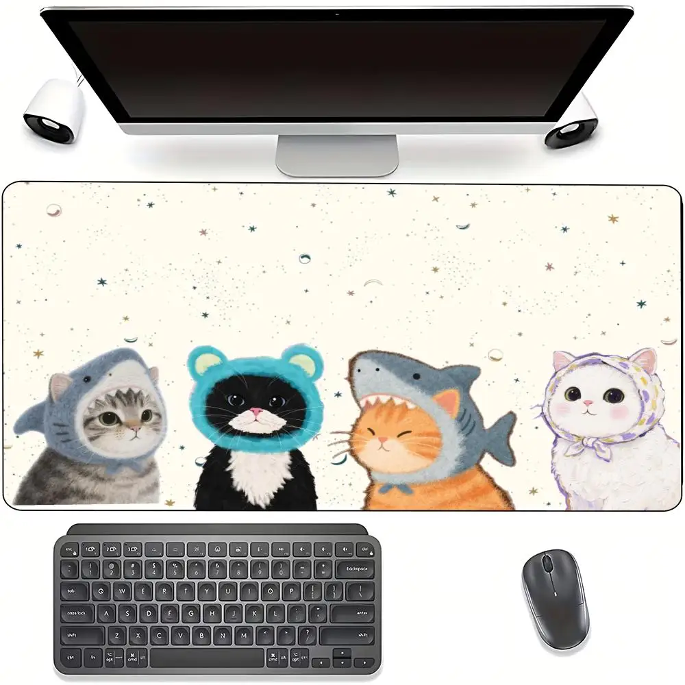 shark cat Mouse Pad Gamer Soft Pad Mouse Pad Large Gaming MousepadsXXL Non-slip Laptop Tablet Mat PC Playmat Speed Extension
shark cat Mouse Pad Gamer Soft Pad Mouse Pad Large Gaming MousepadsXXL Non-slip Laptop Tablet Mat PC Playmat Speed Extension