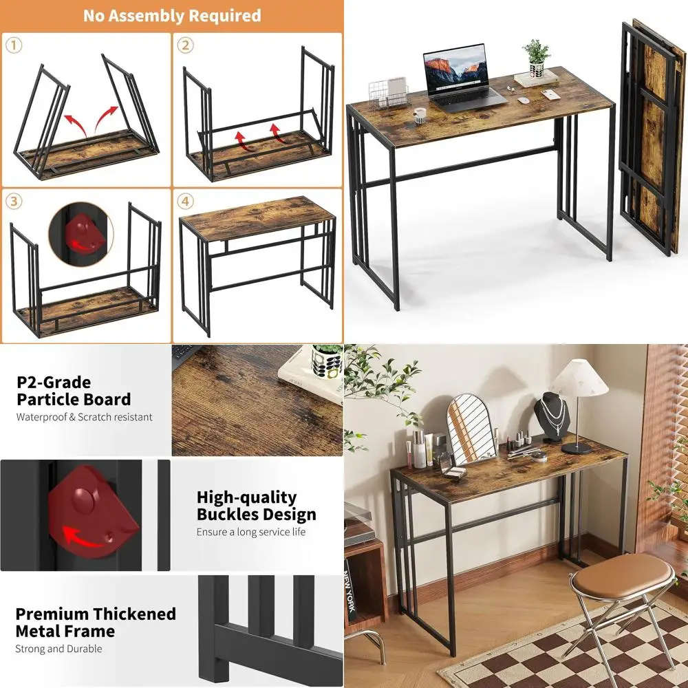 Компактный компьютерный стол 40 для домашнего офиса, письменный стол для учебы и работы в небольших помещениях, коричневый
Компактный компьютерный стол 40 для домашнего офиса, письменный стол для учебы и работы в небольших помещениях, коричневый