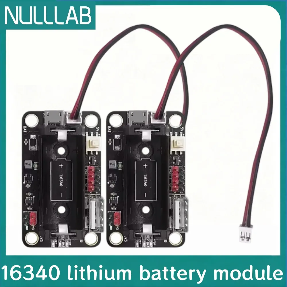 16340 Lithium Battery Charger Power Board USB Type-C Dual Charging Port 5V 1.2A Charging Support 5V 3.3V VBAT Voltage Output
16340 Lithium Battery Charger Power Board USB Type-C Dual Charging Port 5V 1.2A Charging Support 5V 3.3V VBAT Voltage Output
