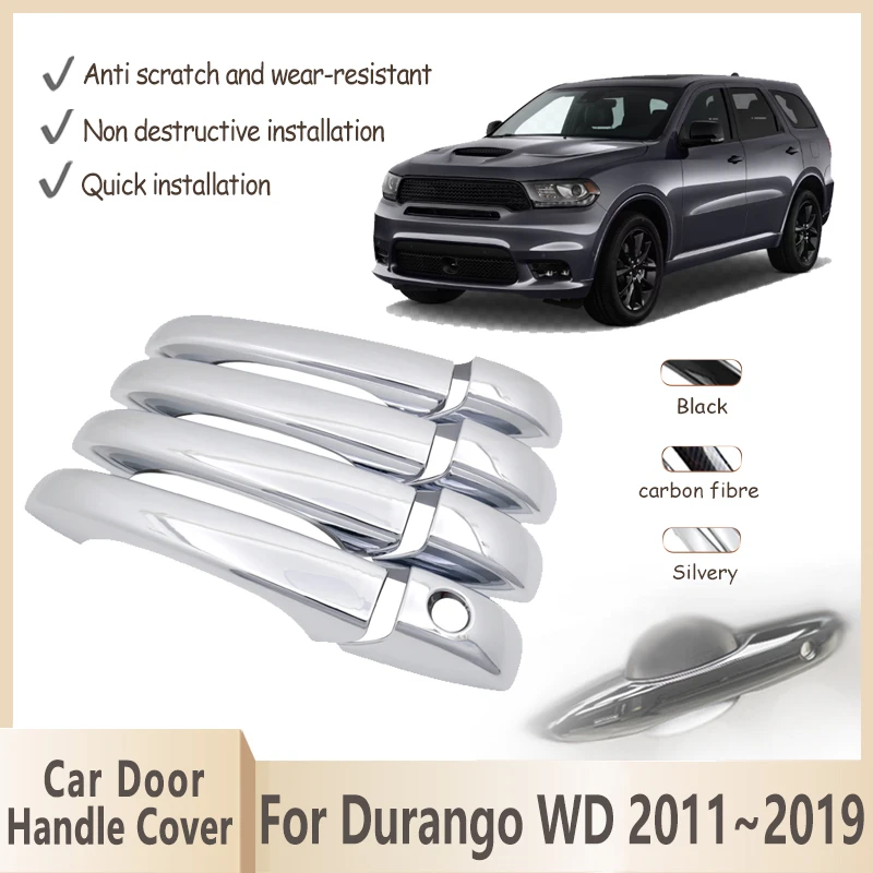 Door Handle Cover For Dodge Durango MK3 WD 2011~2019 Chrome Smart Car Exterior Styling Stickers Trim Accessories 2012 2013 2014
Door Handle Cover For Dodge Durango MK3 WD 2011~2019 Chrome Smart Car Exterior Styling Stickers Trim Accessories 2012 2013 2014