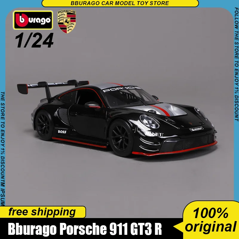 New In Stock Bburago 1:24 Porsche 911 GT3 R Sports Car Diecast Model Edition Alloy Luxury Vehicle Porsche Car Toys kids Gift
New In Stock Bburago 1:24 Porsche 911 GT3 R Sports Car Diecast Model Edition Alloy Luxury Vehicle Porsche Car Toys kids Gift