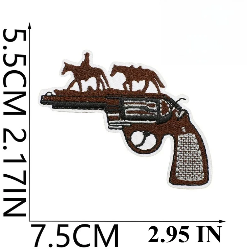 Men's Western Denim Embroidery Cloth Sticker Pistol Patch Sticker Horse Bull Head Computer Embroidery Label Cactus Ironing
Men's Western Denim Embroidery Cloth Sticker Pistol Patch Sticker Horse Bull Head Computer Embroidery Label Cactus Ironing