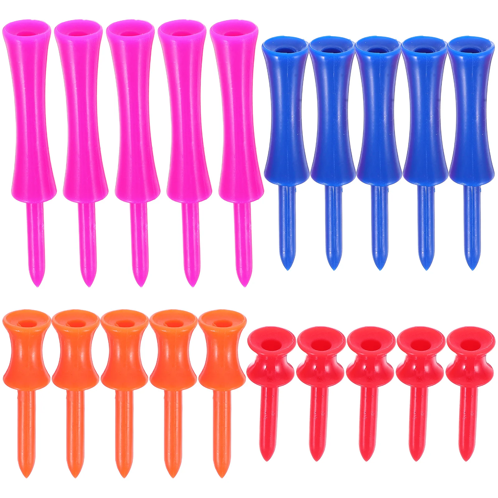 40pcs Golf Set 4 Sizes 78Mm 68Mm 48Mm 41Mm Plastic Step Tees Castle Training Accessories Durable Colorful Tees For Outdoor
40pcs Golf Set 4 Sizes 78Mm 68Mm 48Mm 41Mm Plastic Step Tees Castle Training Accessories Durable Colorful Tees For Outdoor