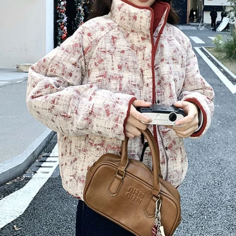 Red Down Cotton-padded Women's Winter High-end Short Coat
Red Down Cotton-padded Women's Winter High-end Short Coat