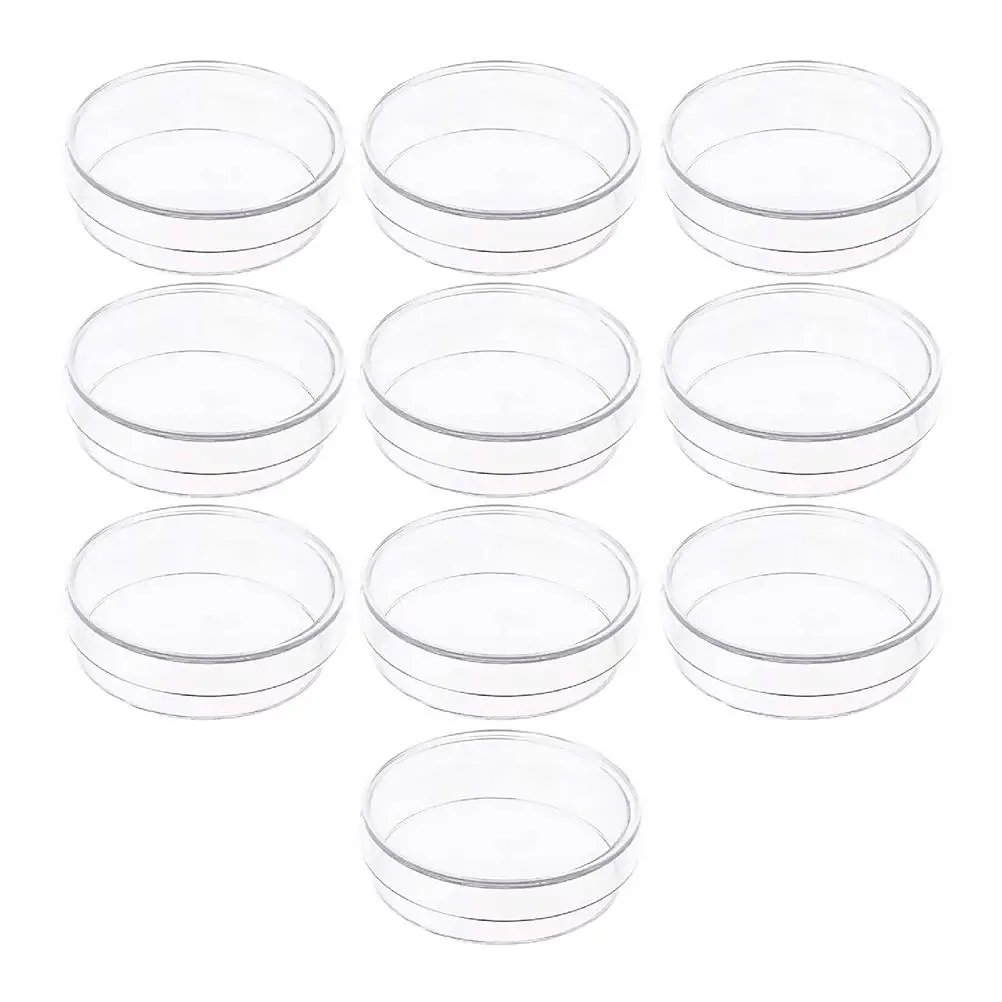 10 Pcs Tissue Culture Plate Petri Dish with Lid Plates Lab Equipment Plastic Cell
10 Pcs Tissue Culture Plate Petri Dish with Lid Plates Lab Equipment Plastic Cell