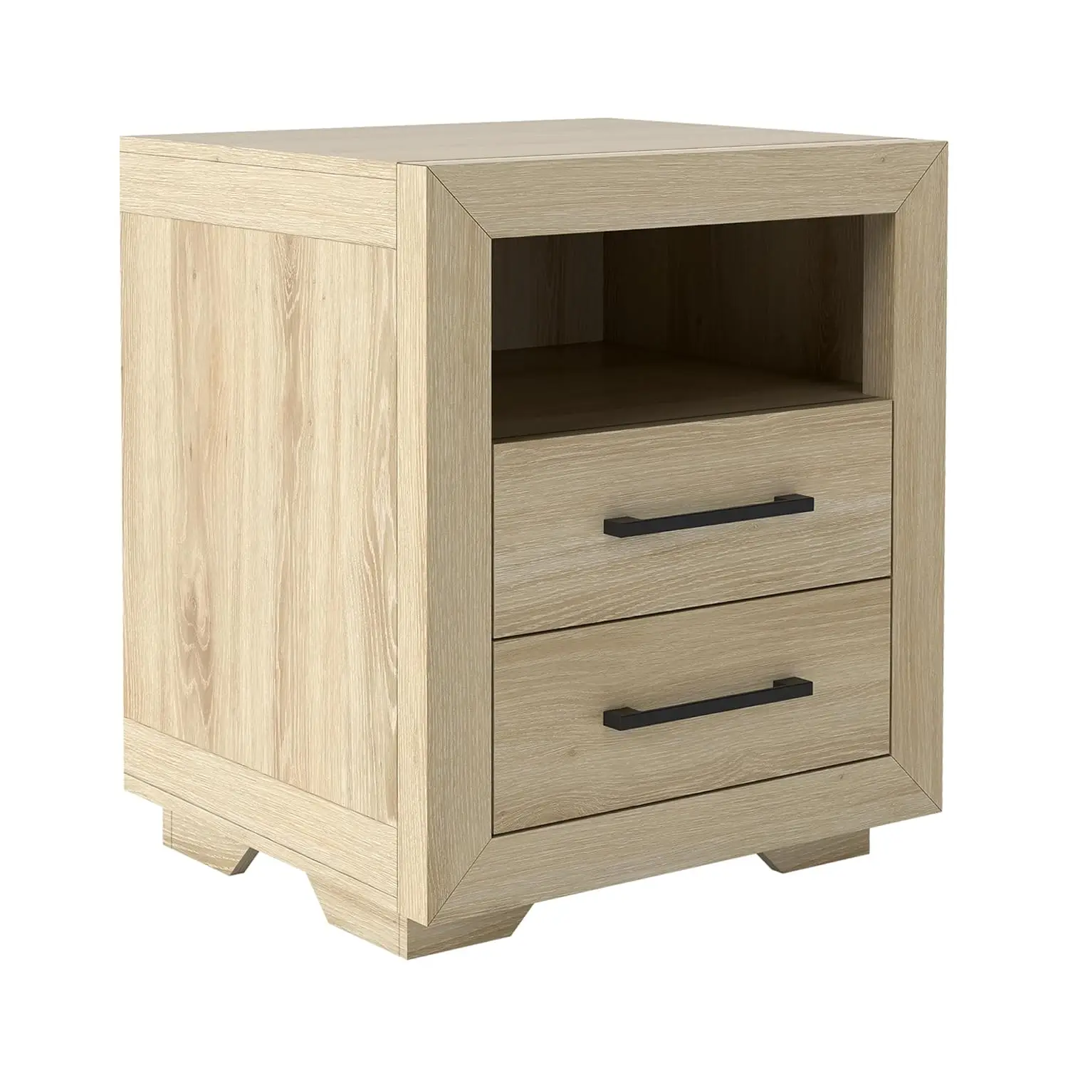 21" Nightstand 2 Drawers Open Shelf Solid Rustic Wood Side Table Bedroom Living Room Office, Customized
21" Nightstand 2 Drawers Open Shelf Solid Rustic Wood Side Table Bedroom Living Room Office, Customized