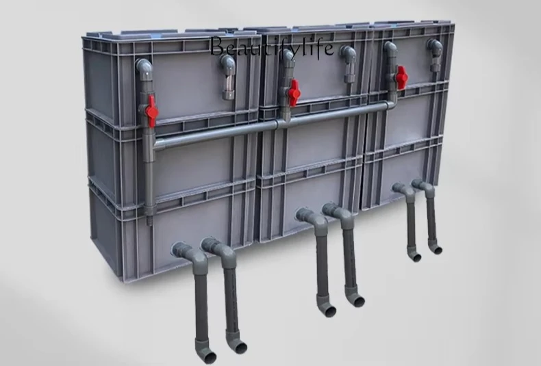 *Fish Pond Filter Water Circulation System Top Mounted Homemade Drip Box Non-Airtight Crate Filter Box
*Fish Pond Filter Water Circulation System Top Mounted Homemade Drip Box Non-Airtight Crate Filter Box