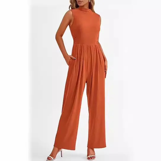Spring/Summer Women's Jumpsuit 2024 Fashion Trend Pocket Sleeveless Style Elegant Commuting Comfortable
Spring/Summer Women's Jumpsuit 2024 Fashion Trend Pocket Sleeveless Style Elegant Commuting Comfortable