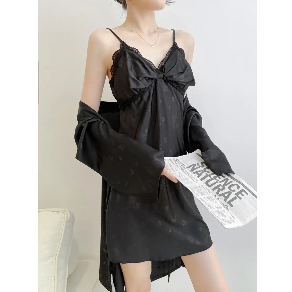 Twinset кимоно, ночная рубашка, костюм, женская кружевная ночная рубашка на подтяжках, халат, атласная домашняя одежда, одежда для сна, домашняя одежда
Twinset кимоно, ночная рубашка, костюм, женская кружевная ночная рубашка на подтяжках, халат, атласная домашняя одежда, одежда для сна, домашняя одежда
