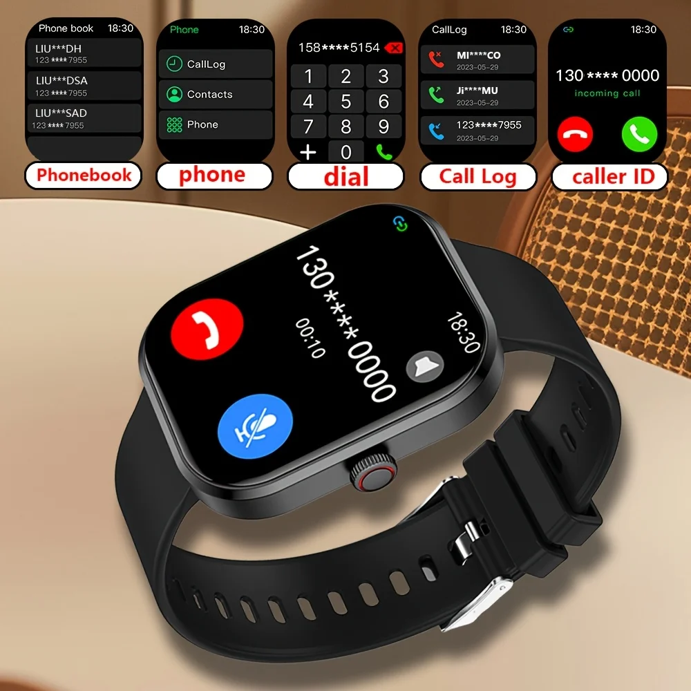 The smart watch has wireless calls, multiple sports modes, sedentary reminders, weather forecasts, message notifications
The smart watch has wireless calls, multiple sports modes, sedentary reminders, weather forecasts, message notifications